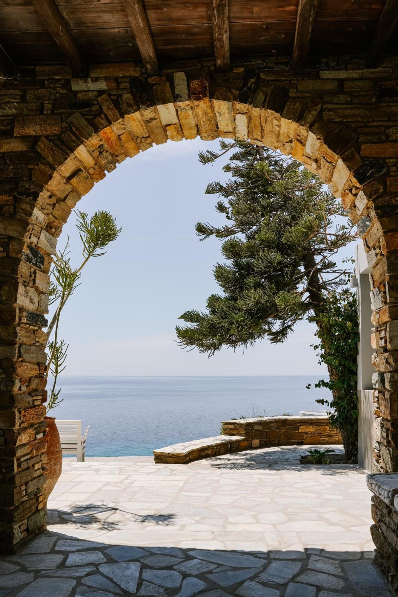 Ferienhaus Maison Simone With Private Heated Infinity Pool & Spectacular Sea View Agios Sostis (Tinos)