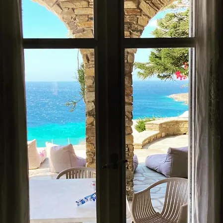 Maison Simone With Private Heated Infinity Pool & Spectacular Sea View Agios Sostis (Tinos) Exterior photo